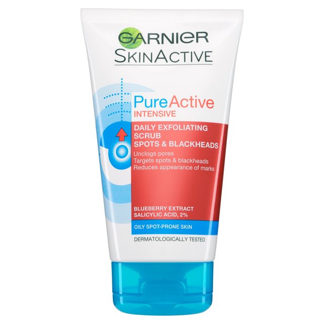 18227.jpg لتقشير البشرة Garnier Pure Active Anti Black Head Scrub 150ml - الصورة 1