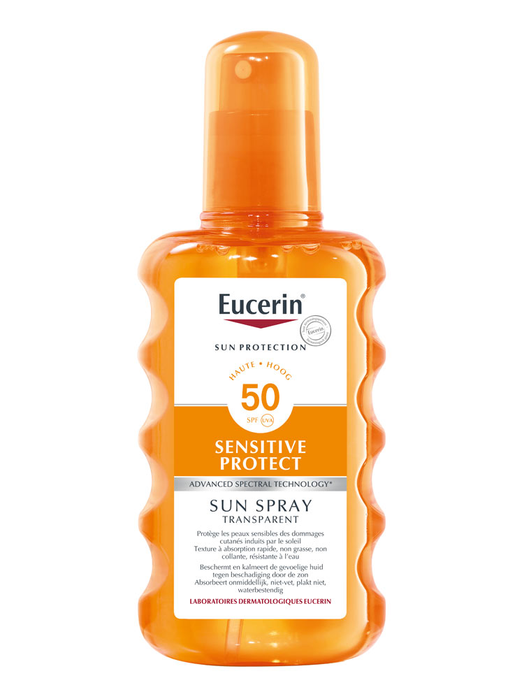 32945.jpg واقي الشمس Eucerin Transparent Sun Block SPF 50 Spray 200ml - الصورة 1