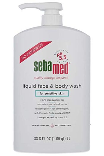 Sebamed Adult Liquid Face and Body Cleansing Wash 200ml