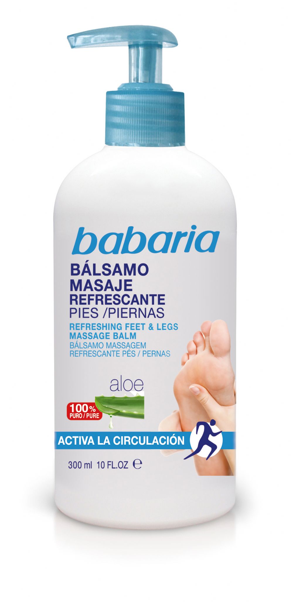 Babaria-Refreshing-Feet-Legs-Massage-Balm-300-ml.jpg كريم القدمين Babaria Refreshing Feet & Legs Massage Balm 300 ml - الصورة 1