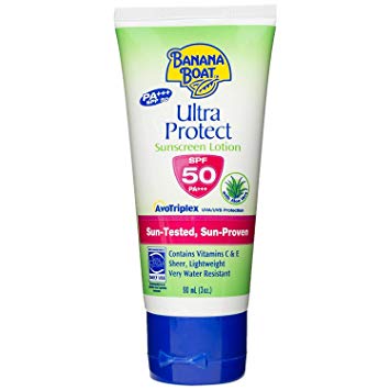 Banana-Boat-Ultra-Protect-Sunscreen-Spf-50-Lotion-90ml-Discont.jpg واقي الشمس Banana Boat Ultra Protect Sunscreen Spf 50+ Lotion 90ml - الصورة 1