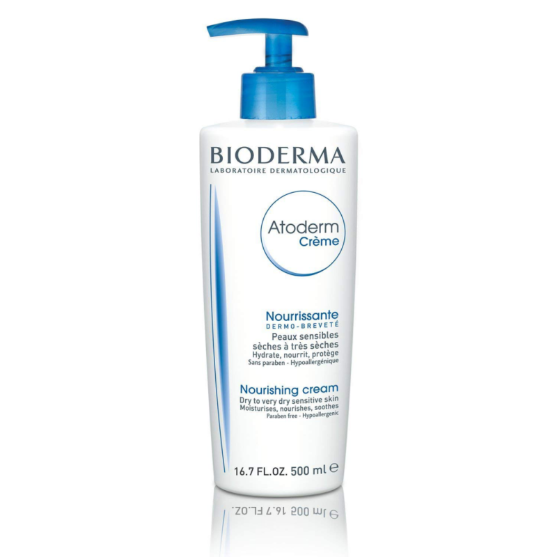 BioDerma-Atoderm-Nourishing-Cream-Pump-500ml.png ترطيب البشرة BioDerma Atoderm Nourishing Cream Pump 500ml - الصورة 1