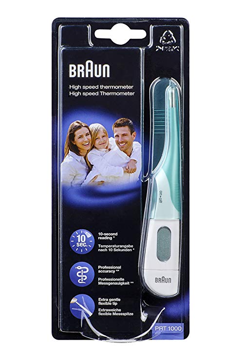 Braun-High-Speed-Flexible-Digital-Thermometer-PRT-1000.jpg ميزان قياس الحرارة Braun High Speed Flexible Digital Thermometer PRT 1000 - الصورة 1