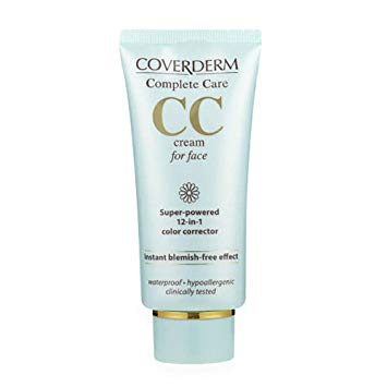 CoverDerm-Cc-Cream-40ml-Light-Biege.jpg الفاونديشن CoverDerm Cc Cream 40ml - Light Biege - الصورة 1