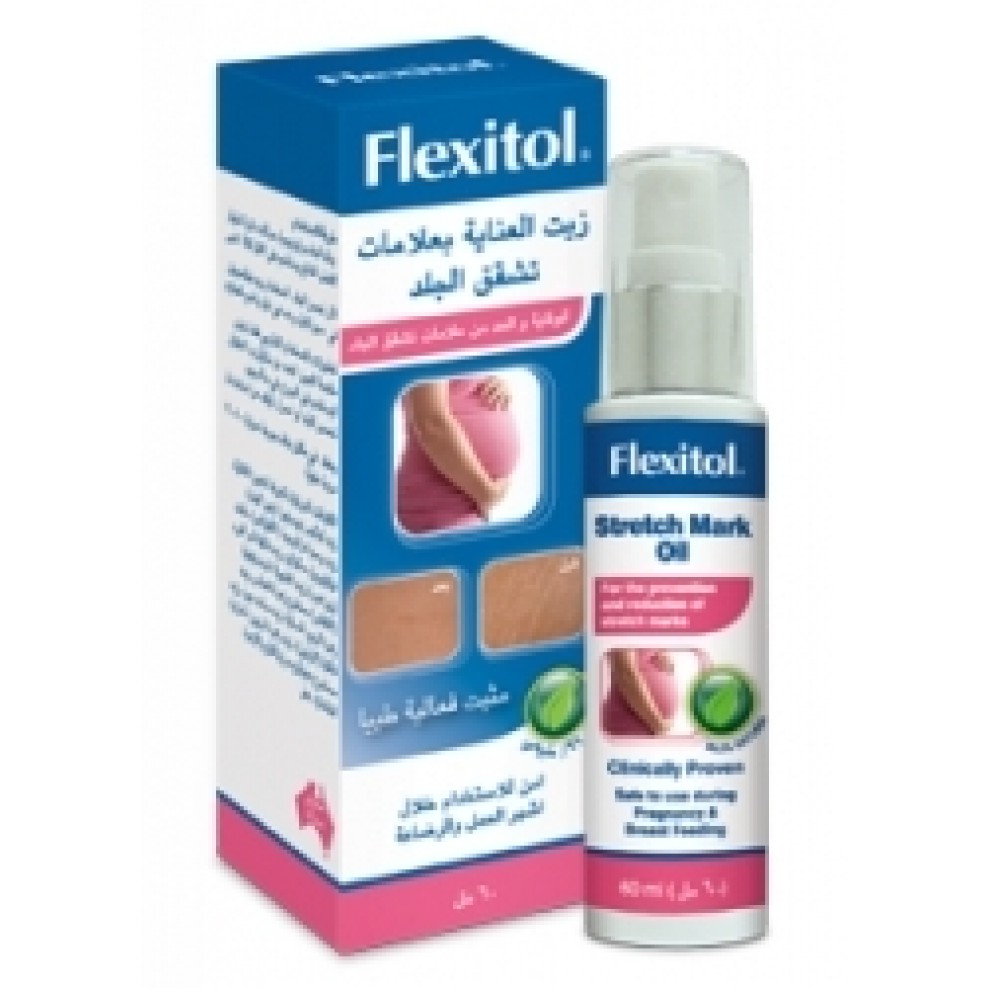 Flexitol-Stretch-Mark-Oil-60ml.jpg زيت ازالة التشققات Flexitol Stretch Mark Oil 60ml - الصورة 1