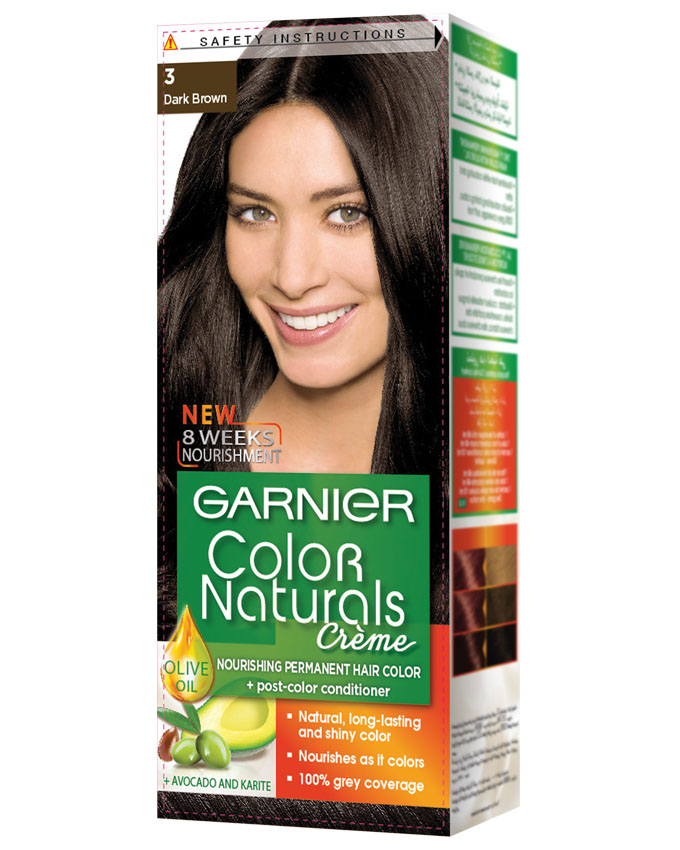 Garnier-Naturals-Hair-Color-Tube-Shade-3.jpg صبغة الشعر Garnier Naturals Hair Color Tube Shade 3 - الصورة 1