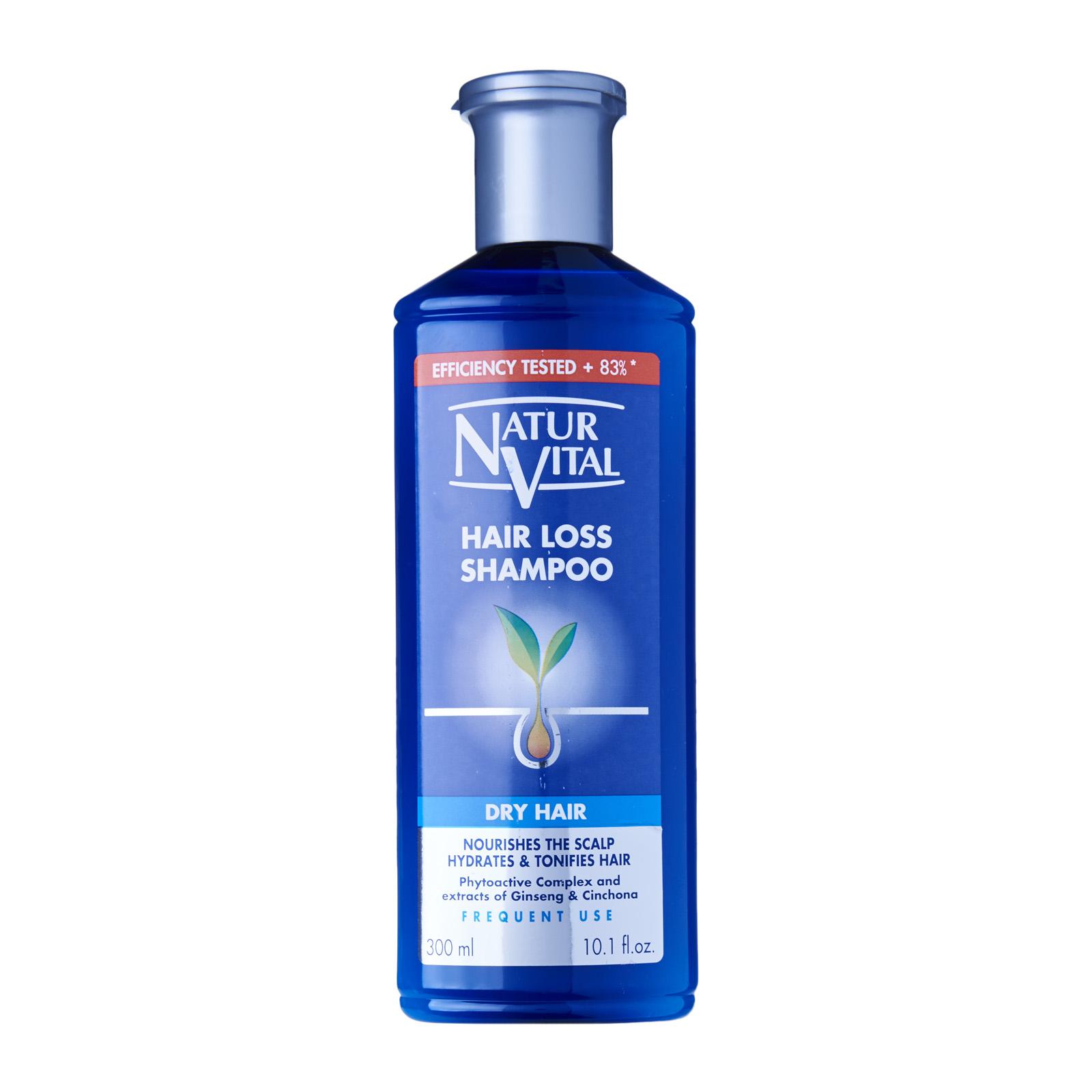 NaturVital.jpg شامبو الشعر NaturVital Anti Hair Loss Shampoo For Dry Hair 300 ml - الصورة 1