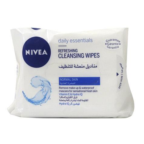 Nivea-Refreshing-Cleansing-Wipes-Normal-25-Pcs-Discont.jpg مناديل ازالة المكياج Nivea Refreshing Cleansing Wipes (Normal) 25 Pcs - الصورة 1