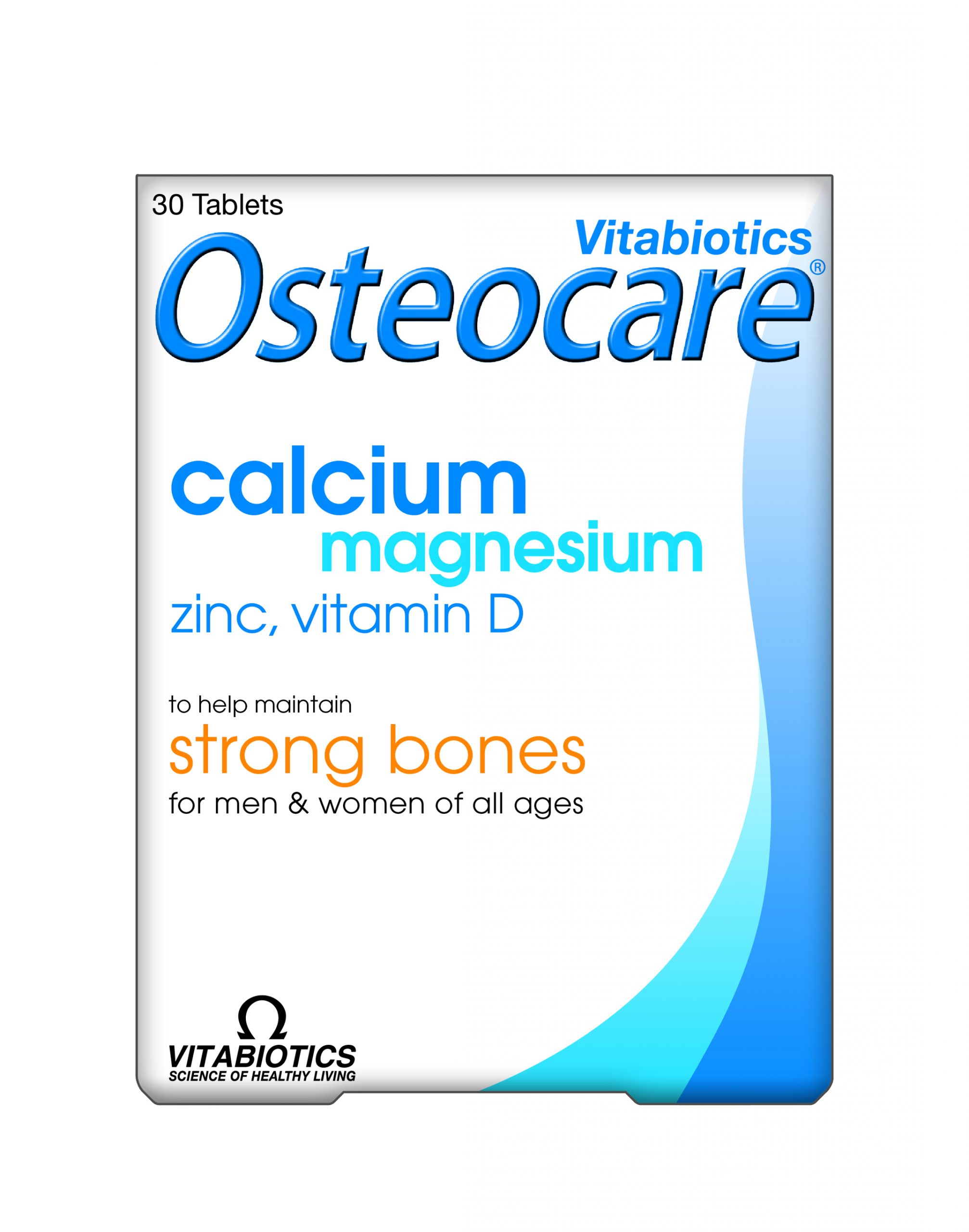 Osteocare-30-Tab-scaled-1.jpg فيتامينات Vitabiotics Osteocare 30 Tablet - الصورة 1