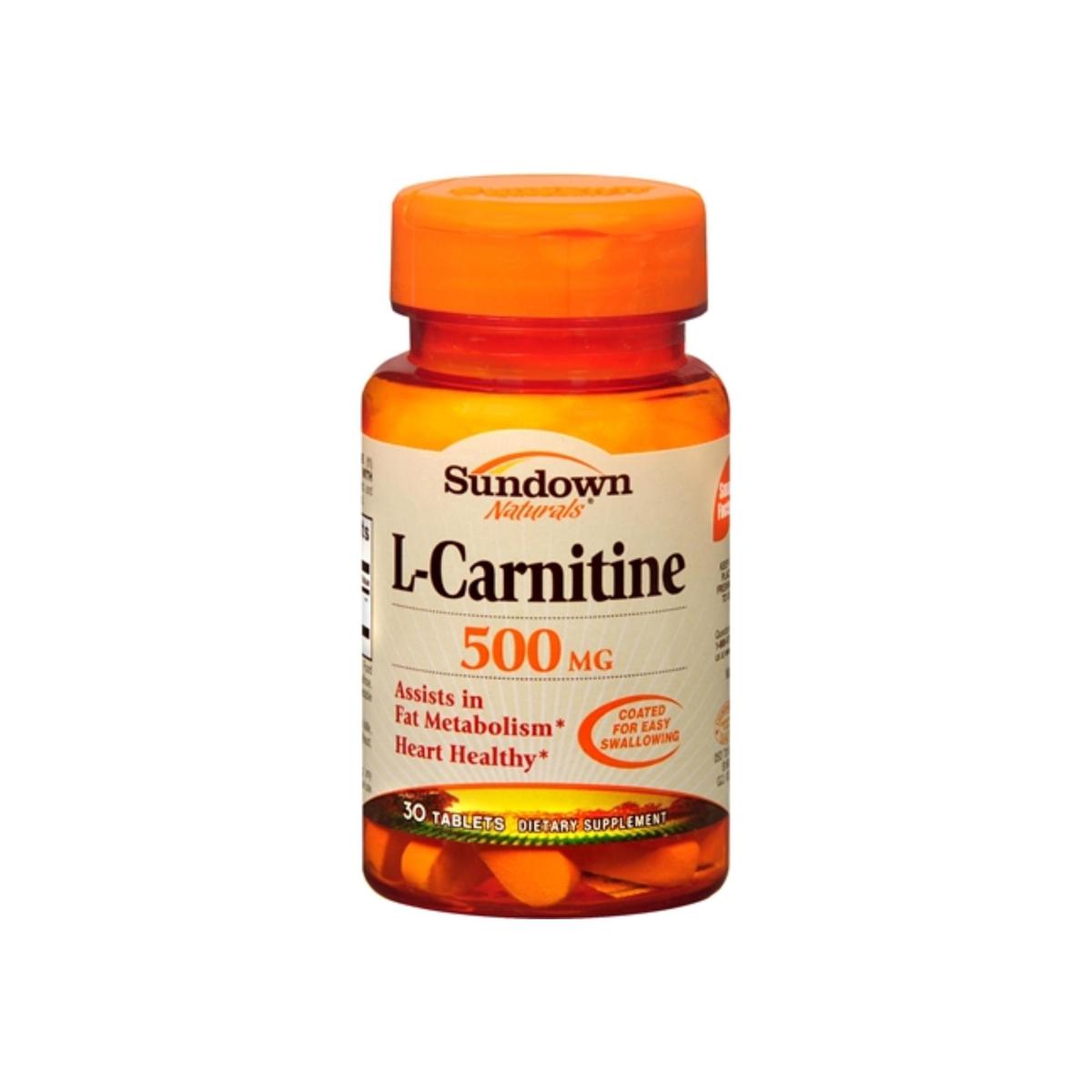 Sundown-L-Carnitine-500mg-30-Tab.jpg Sundown L- Carnitine 500mg 30 Tablet - الصورة 1