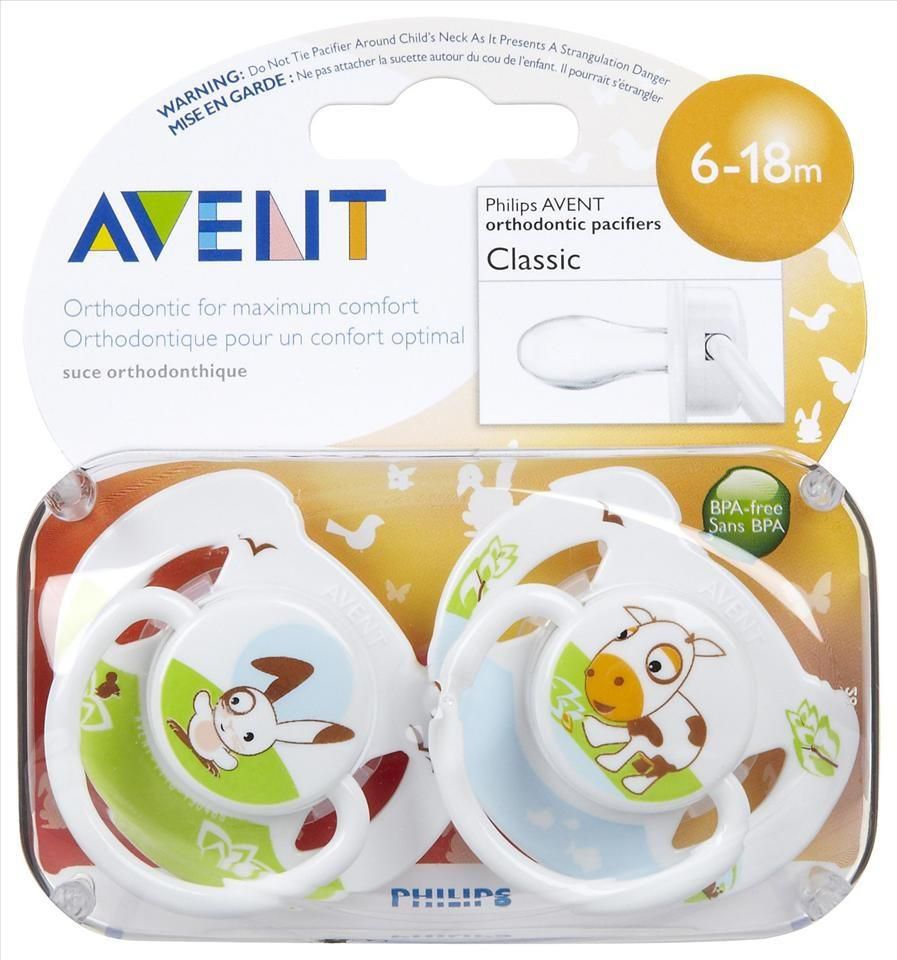 avent-animal-6-18.jpg لهاية اطفال Avent Animal Pacifier 6-18 month 2Pcs - الصورة 1