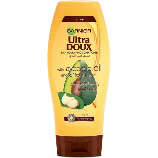 garnier-ultra-doux-avocado-oil-shea-butter-conditioner-400ml.jpg بلسم الشعر Garnier Ultra Doux Avocado Oil & Shea Butter Conditioner 400ml - الصورة 1