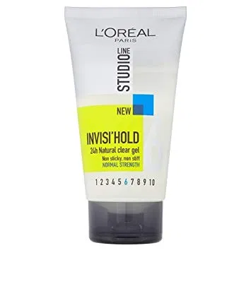 loreal-studio-invisi-hold-hair-gel-tube-150ml.png جل تصفيف الشعر Loreal Studio Invisi Hold Hair Gel Tube 150ml - الصورة 1