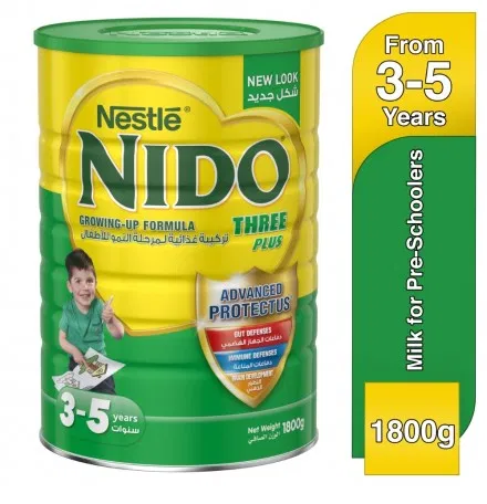 nido-three-plus-stage-4-milk-1800g-2.png حليب الاطفال Nido Three Plus Stage 4 Milk 1800g - الصورة 1