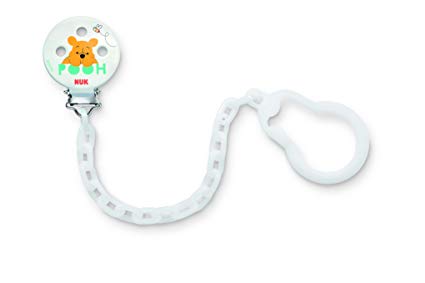 nuk-pacifier-clip-0m-pooh.jpg تعليقة اللهاية Nuk Pacifier Clip 0m+-Pooh - الصورة 1