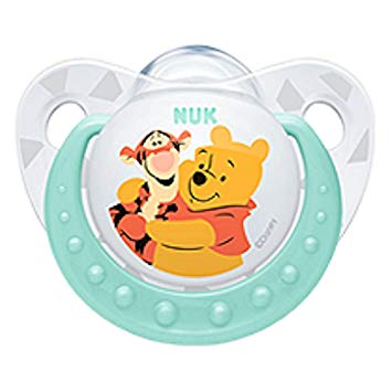 nuk-pooh-1.jpg لهاية الاطفال Nuk Silicon Pacifier 0-6 month -The Pooh - الصورة 1