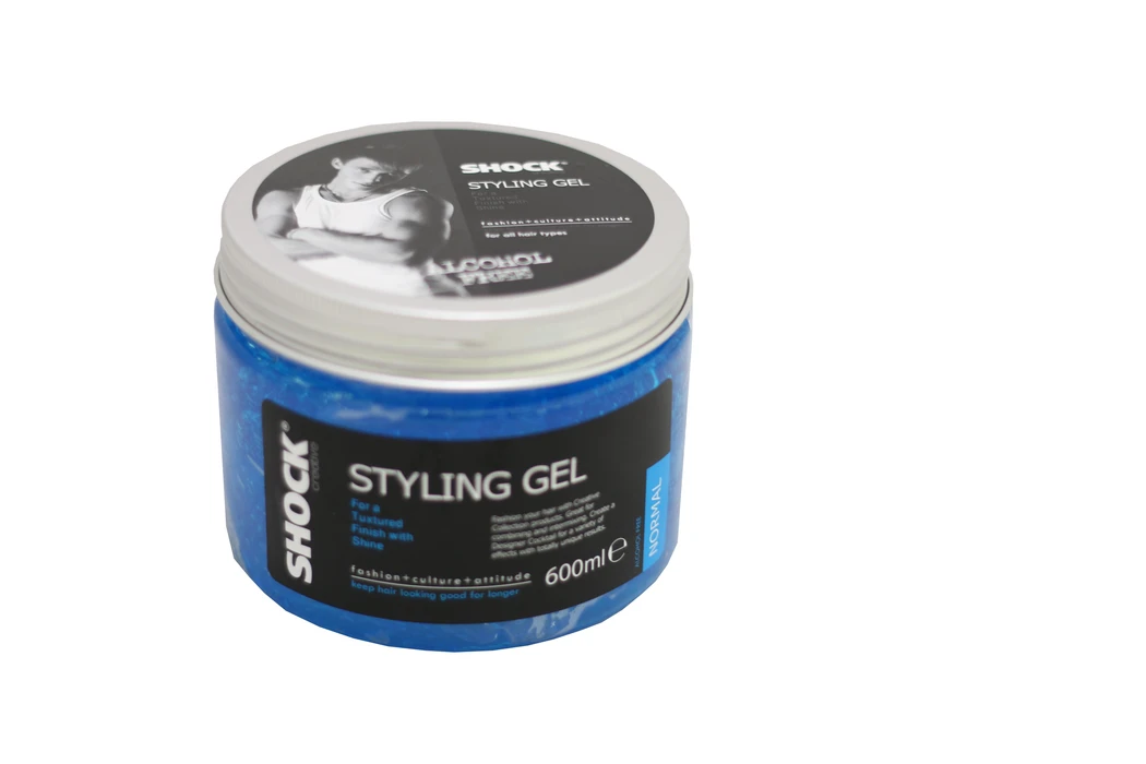 shock-creative-styling-hair-gel-600ml.png جل تصفيف الشعر Shock Creative Styling Hair Gel 600ml - الصورة 1