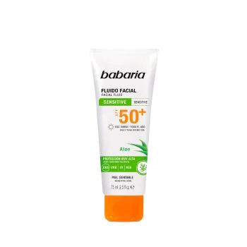 Babaria (Sensitive Skin) Sunblock SPF 50+ Fluid 75 ml