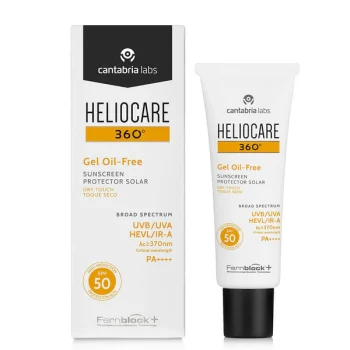 Heliocare 360 Dry Touch Sunblock SPF 50 Oil Free Gel 50 ml