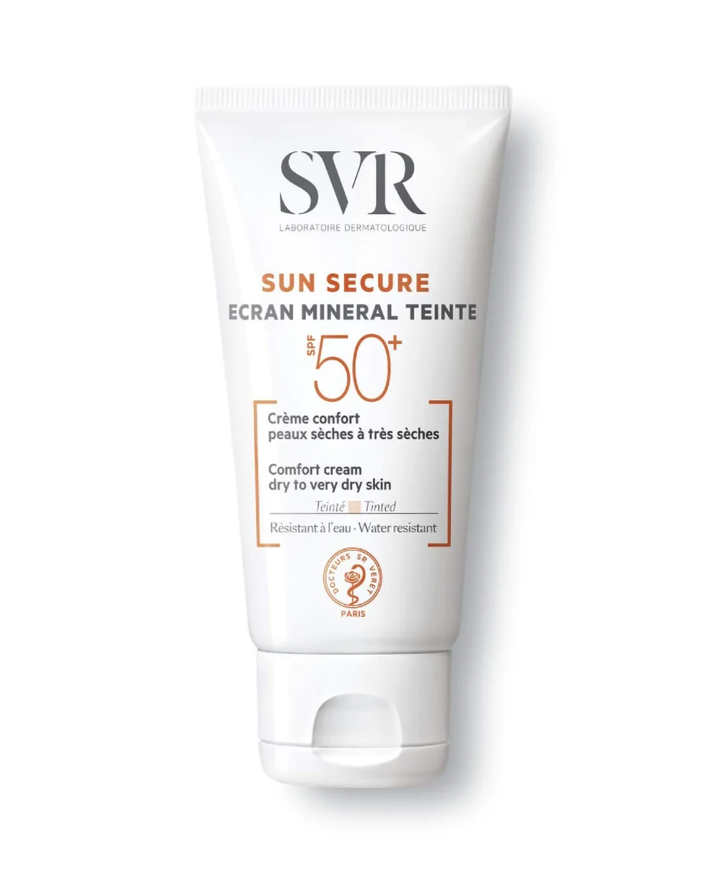 SVR Sun Secure Spf 50+ Tinted Mineral Sunblock Cream 60g SVR Sun Secure Spf 50+ Tinted Mineral Sunblock Cream 60g