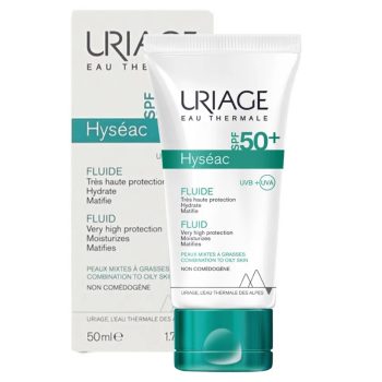 Uriage Hyseac Sunblock Spf 50+ Fluid (Combination to Oily) 50ml