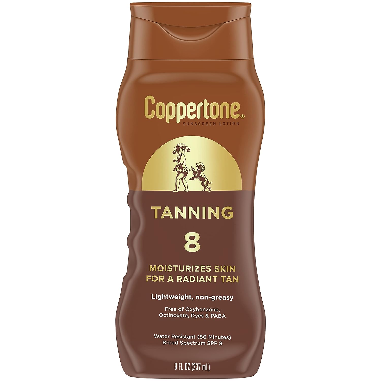 Coppertone Spf 8 Radiant Tanning Lotion 237ml Coppertone Spf 8 Radiant Tanning Lotion 237ml