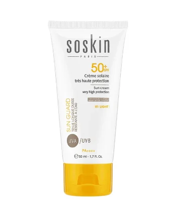 Soskin Spf 50+ Sunblock Light Tinted Cream (01) 50ml
