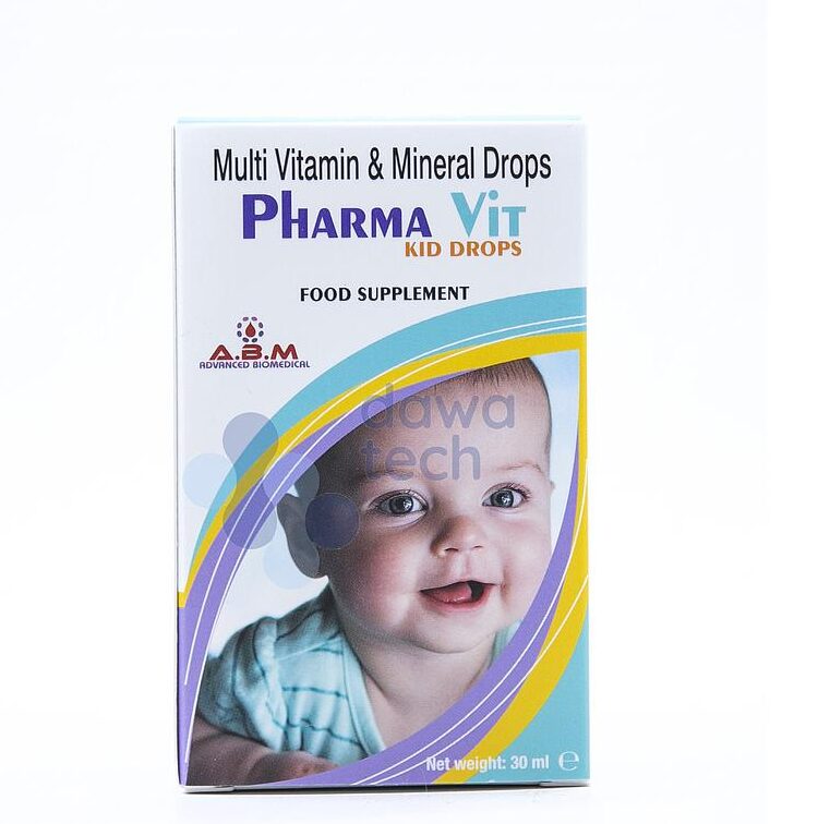 A.B.M Pharma Vitamin Kids Multi Vitamin Drops 30ml A.B.M Pharma Vitamin Kids Multi Vitamin Drops 30ml