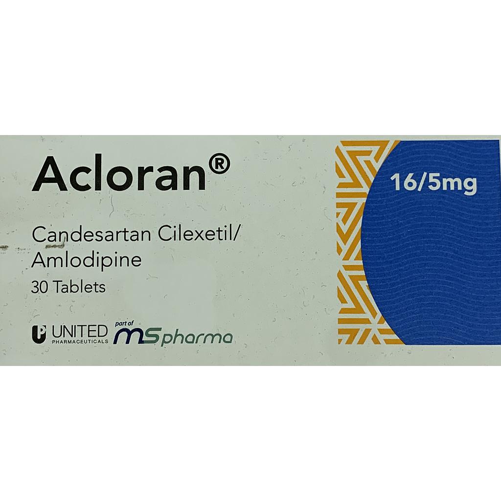 Acloran 30 Tablets Acloran 16/5mg 30 Tablets