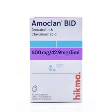 Amoclan BID 600mg 75ml Suspension