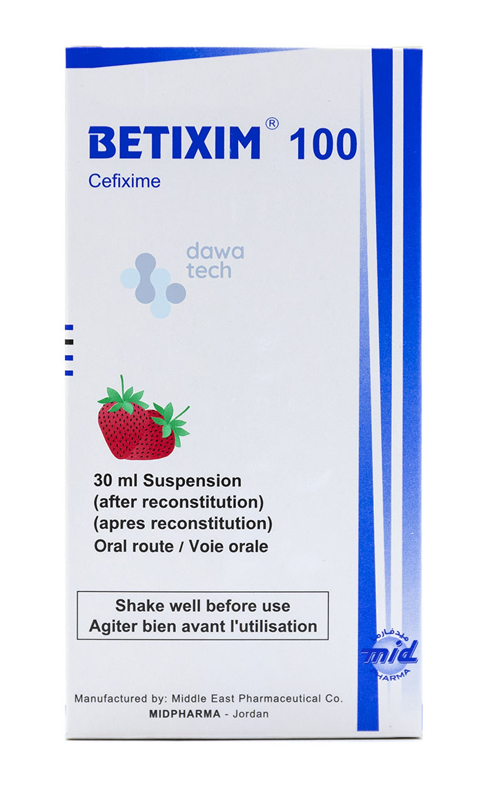 Betixim 100mg Suspension 30ml Betixim 100mg Suspension 30ml