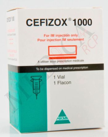 Cefizox injection 1g IM 1vial
