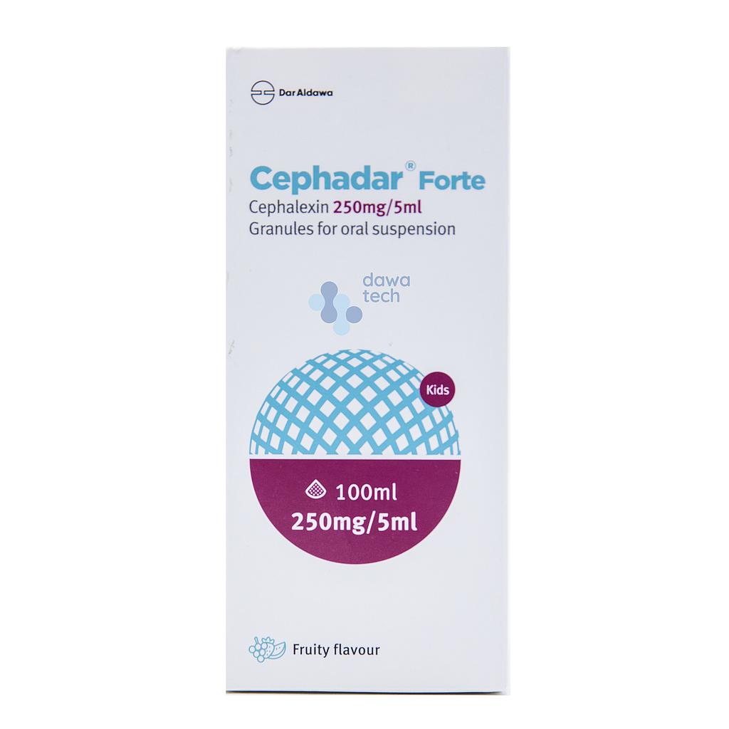 Cephadar Fort 250mg 100ml Suspension Cephadar Fort 250mg 100ml Suspension