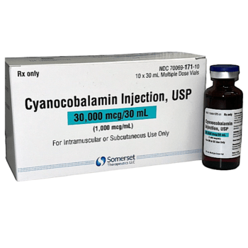 Cyanocobalamin Vit B12 1000mcg 10 Inj