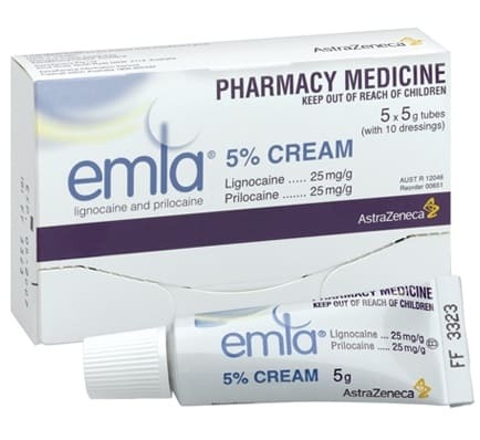 Emla 5% Cream 5x5g Emla 5% Cream 5x5g