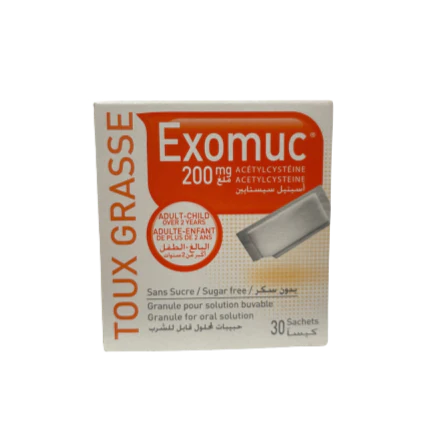 Exomuc 200mg 30 Sachets Exomuc 200mg 30 Sachets