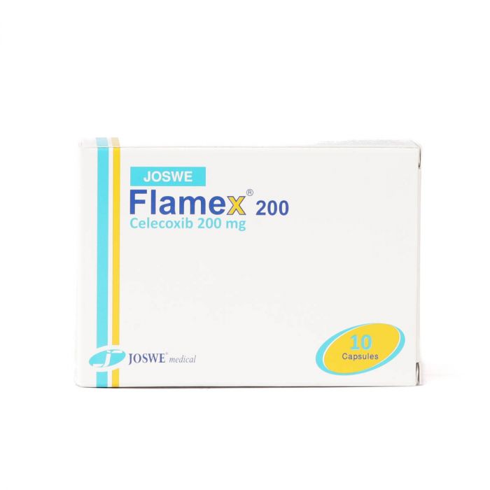 Flamex 200mg 10 Capsules Flamex 200mg 10 Capsules