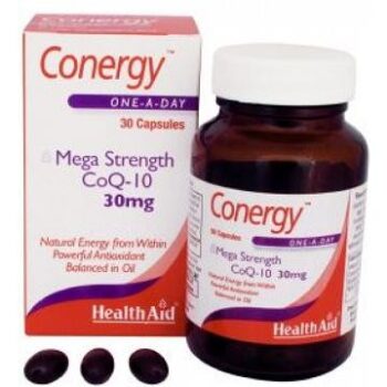 Health Aid Conergy CoQ-10 30mg 30 Capsules