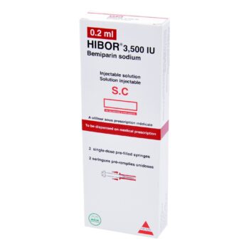 Hibor injection 2 syringes