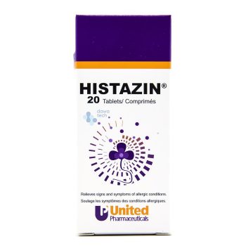 Histazin 25mg 20 Tablets