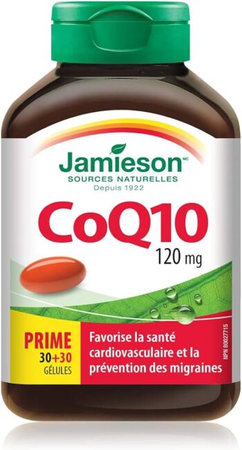 Jamieson CoQ10 120mg 30 Capsules