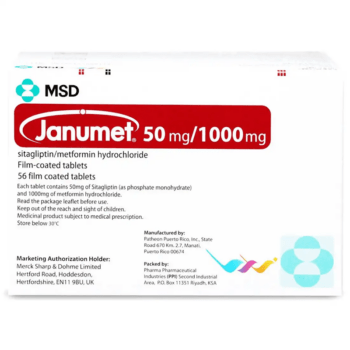 Janumet 50mg/1000mg 56 Tablets