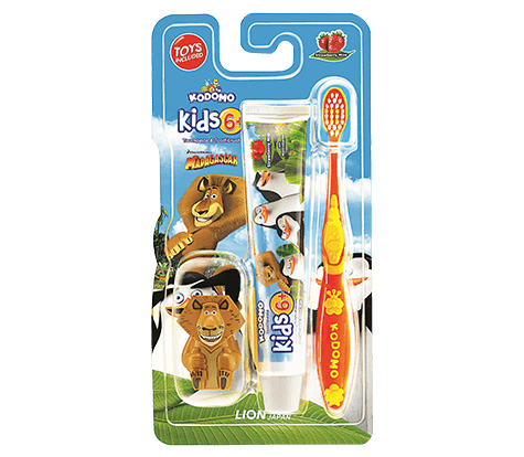 Kodomo 2 In 1 Kids Toothpaste + Toothbrush Kodomo 2 In 1 Kids Toothpaste + Toothbrush