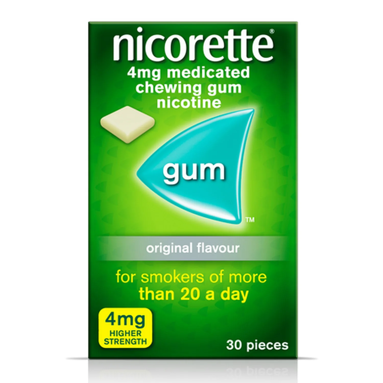 Nicorette 4mg 30 Gum Nicorette 4mg 30 Gum