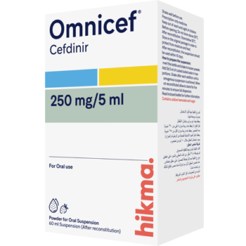 Omnicef 250mg/5ml 60ml Suspension