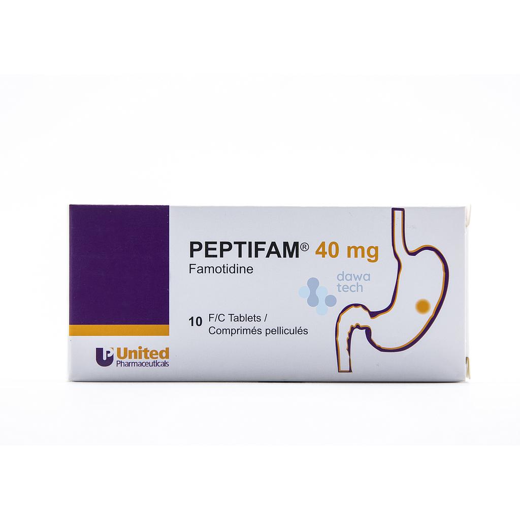 Peptifam 40mg 10 Tablets Peptifam 40mg 10 Tablets