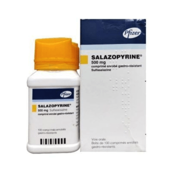 Salazopyrine EN 500mg 100 Tablets
