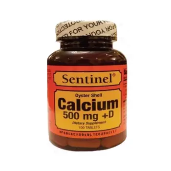 Sentinel Calcium 500mg + Vit D 60 Tablets