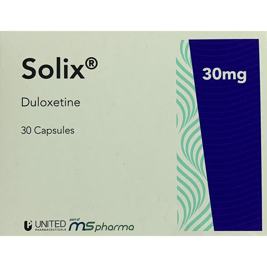 Solix 30mg 30 Capsules Solix 30mg 30 Capsules