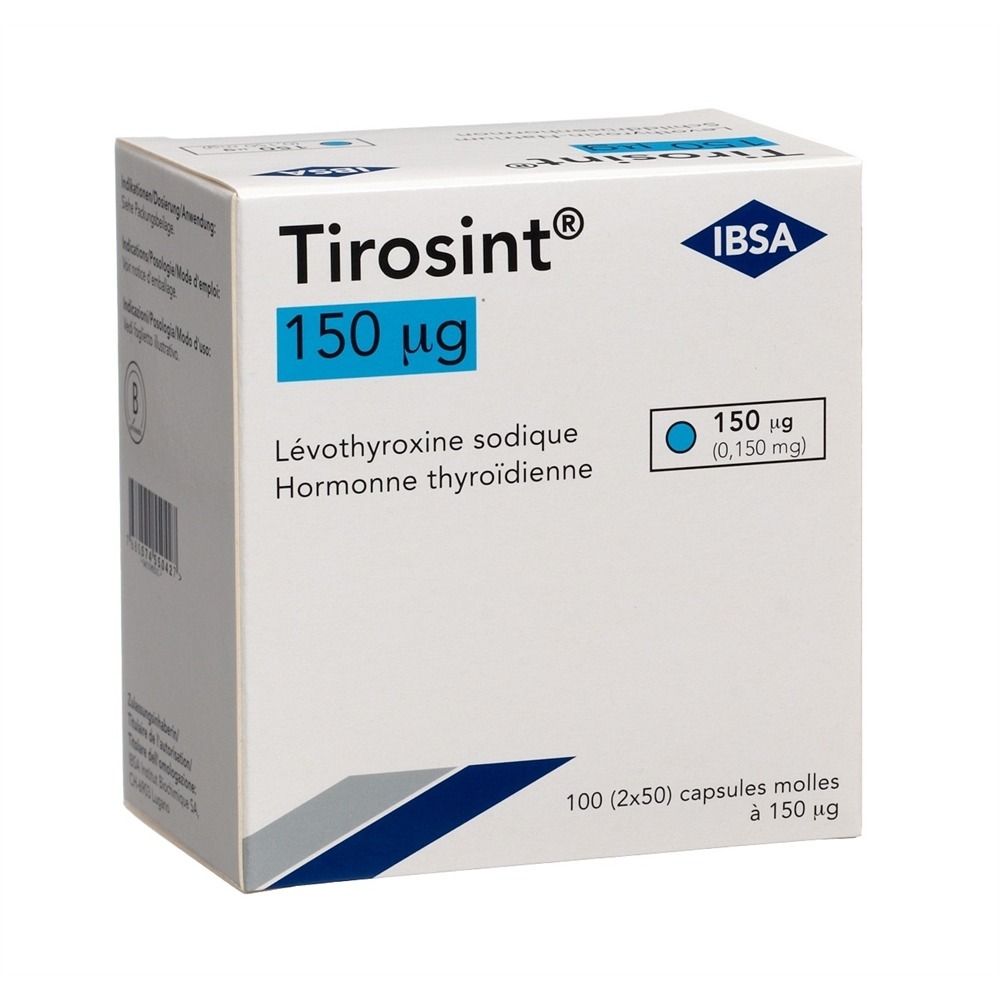 Tirosint 150mcg 100 Capsules Tirosint 150mcg 100 Capsules